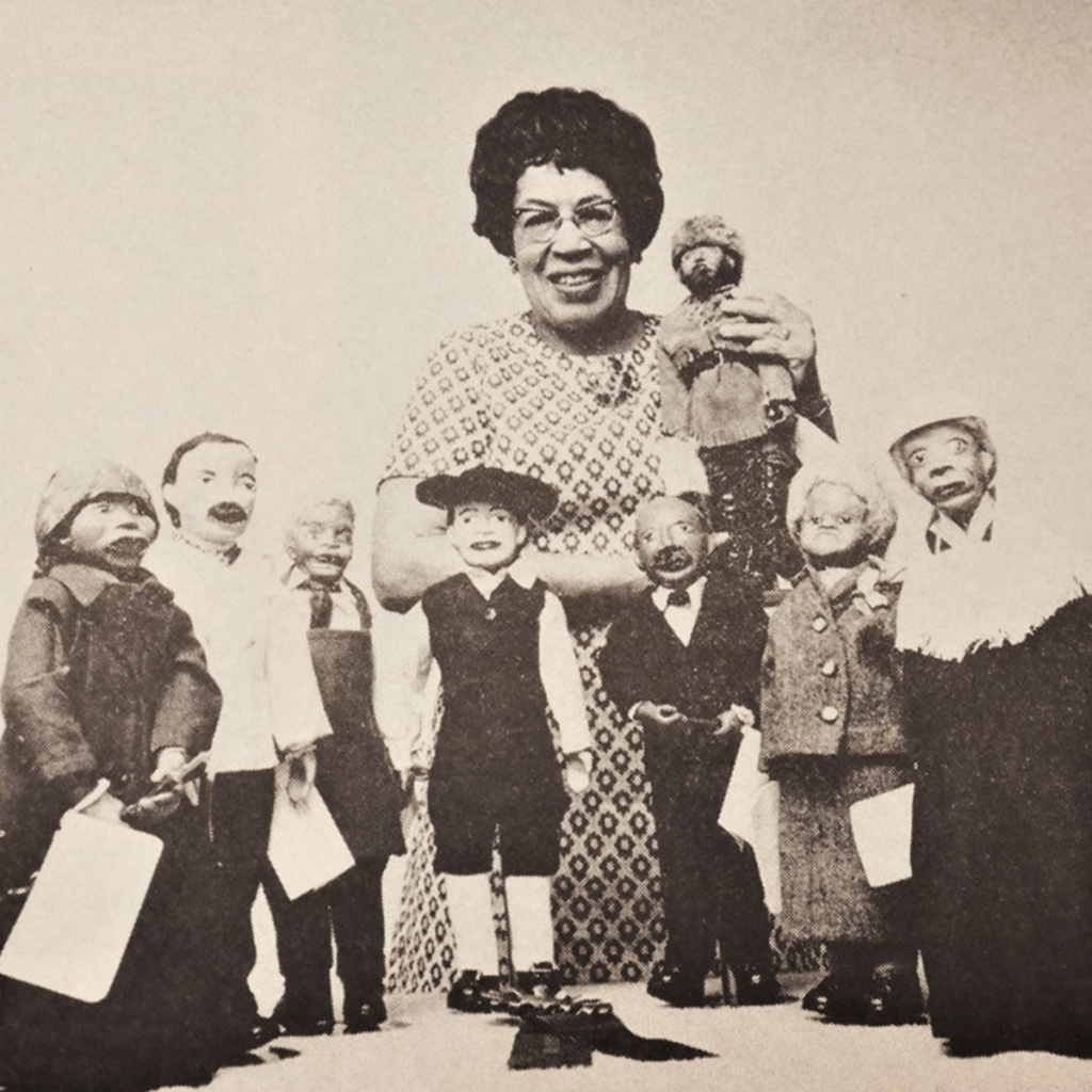 Ida Roberta Bell was an educator and doll artist, well known for her hand-sculpted dolls of famous African-American leaders.
