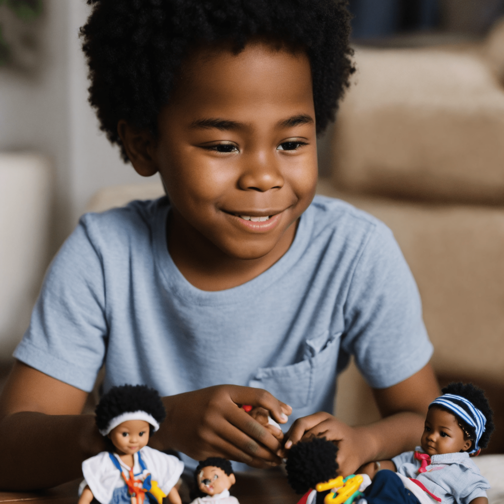 Playing with dolls can help children develop empathy and compassion by teaching them to care for their dolls' emotional needs., Dolls and Boys, BLACK DOLLS MATTER