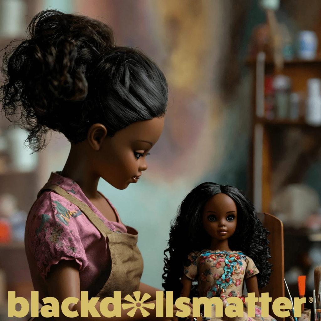 Black dolls symbolize resilience, identity, and affirmation, empowering generations and shaping narratives of representation and inclusivity.