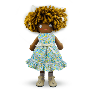 Mata, a distinguished Black Dolls Matter® Artisanal doll. She's a testament to love, acceptance, and equality. Ages 5 and up