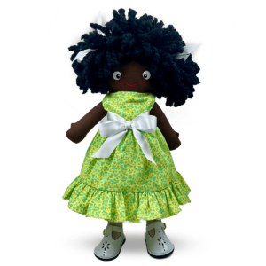 Mata, a distinguished Black Dolls Matter® Artisanal doll. She's a testament to love, acceptance, and equality. Ages 5 and up