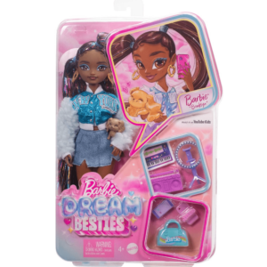 The Barbie Dream Besties Brooklyn doll encourages kids to share their unique talents with the world, Brooklyn has dreams of becoming a choreographer.