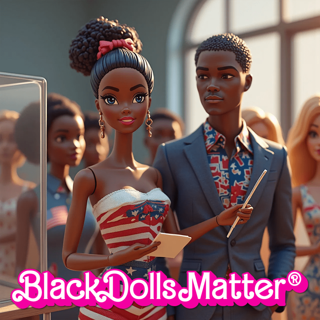 Whether it's local or national elections every vote counts., Your Vote Matters!, BLACK DOLLS MATTER